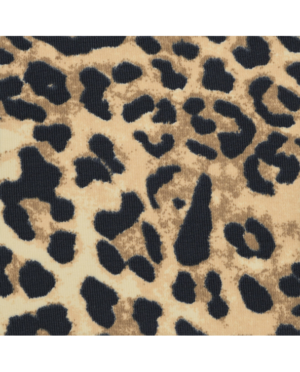 Leopard Print High-Leg Brazilian Bikini Bottom...