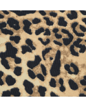Leopard Print High-Leg Brazilian Bikini Bottom - Bottom Leopardo Bandeau