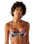 Tropical Pink Padded Balconette Top - Top Pacifico Chic Palmar