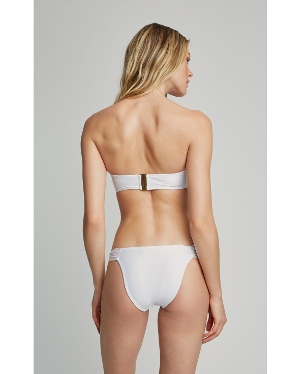 Bottom Embellished Bandeau White