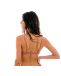 Iridescent Pink V Bralette Top - Top Callas Bra-V