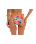 Opzij Te Strikken Bikinibroekje Met Koraalroze Print - Bottom Frutti Ibiza-Comfy