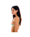 Sujetador Bikini Triangular Tie-Dye&nbsp;Ajustable - Top Revelry Tri-Fixo