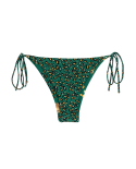 Zielone Brazylijskie Figi Od Bikini W Panterkę - Bottom Roar-Green Ibiza