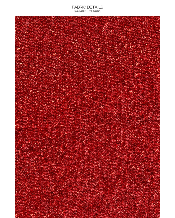 Bottom Halter Stardust Red