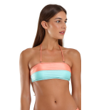 Top Bicolor Zig Laranja