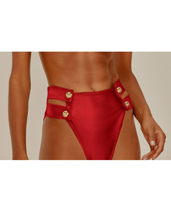 Bottom Alongado Buttons Vermelho