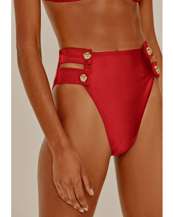 Bottom Alongado Buttons Vermelho