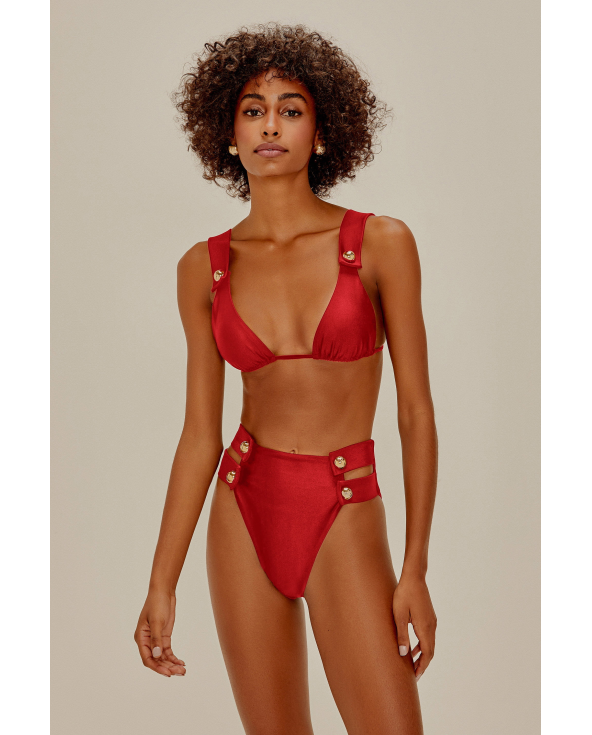 Bottom Alongado Buttons Vermelho