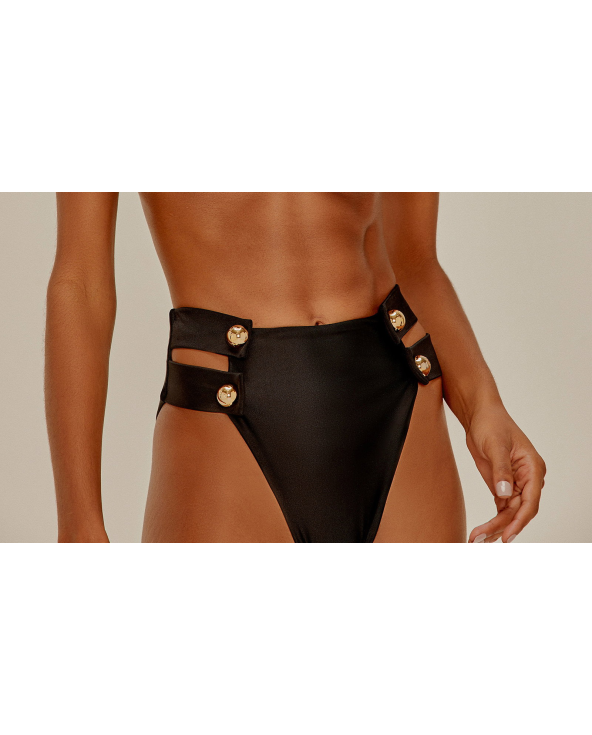 Bottom Alongado Buttons Preto