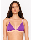 Top Bikini Triangulo Tricolor