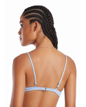 Top Pepe Liso Azul