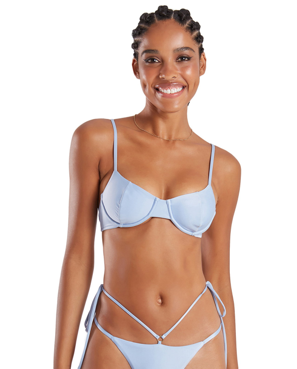 Top Pepe Liso Azul