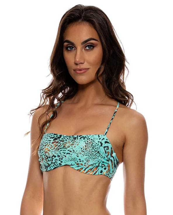 Top Square Animale Aqua