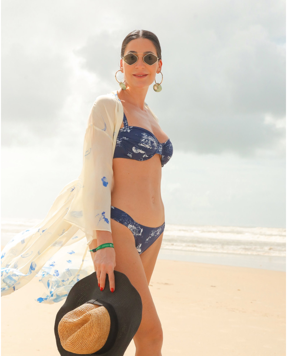Bottom Hot Toile De Jouy Azul