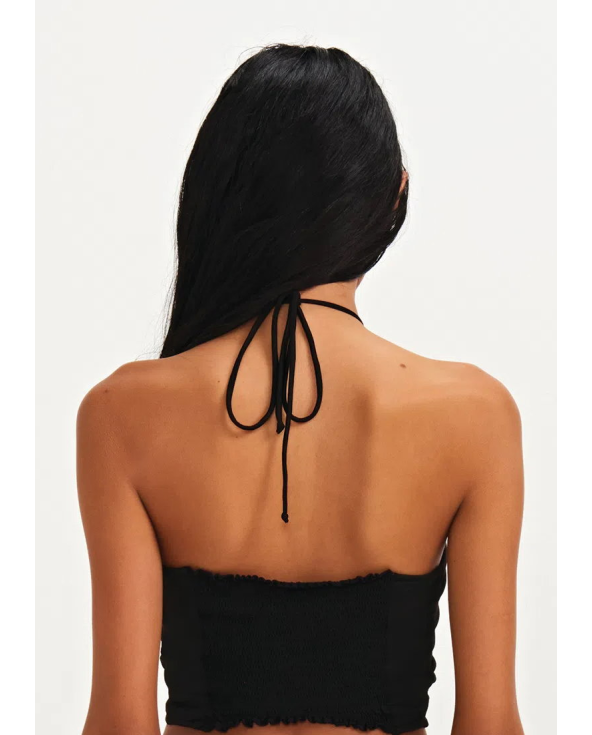 Top Paula Duplo Preto