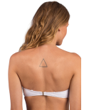 Top Bora-White Bandeau-Joy