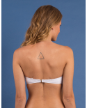 Top Bora-White Bandeau-Joy