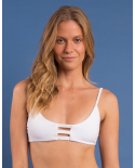 Top Bora-White Bra-Trio
