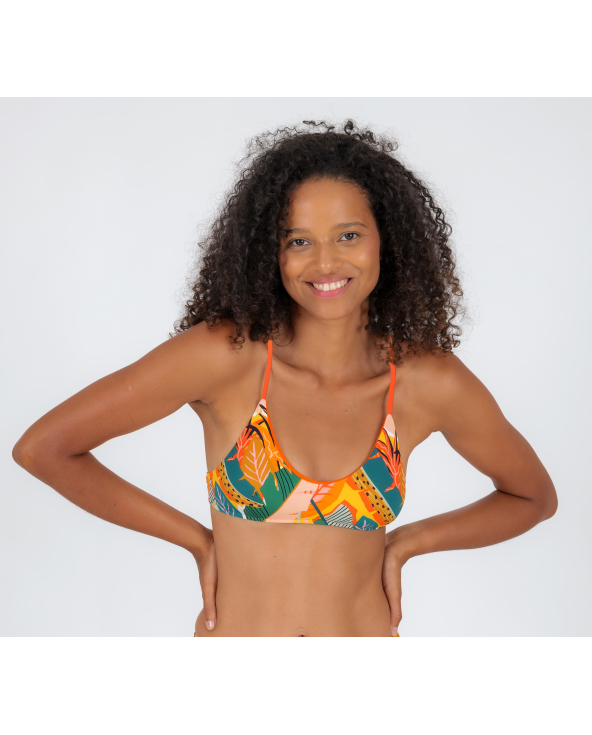 Top El-Arco Bralette-Orange