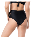 Bottom Pants Macrame Liso Preto