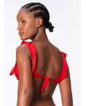 Top Babado Salt Vermelho