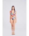 Luksusowe Kolorowe Monokini Z Dekoltem - Centro Mantra
