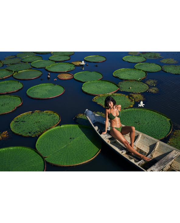Top Macrame Dobrado Floresta