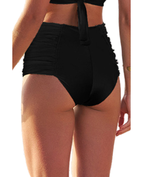 Bottom Encauchado Liso Preto