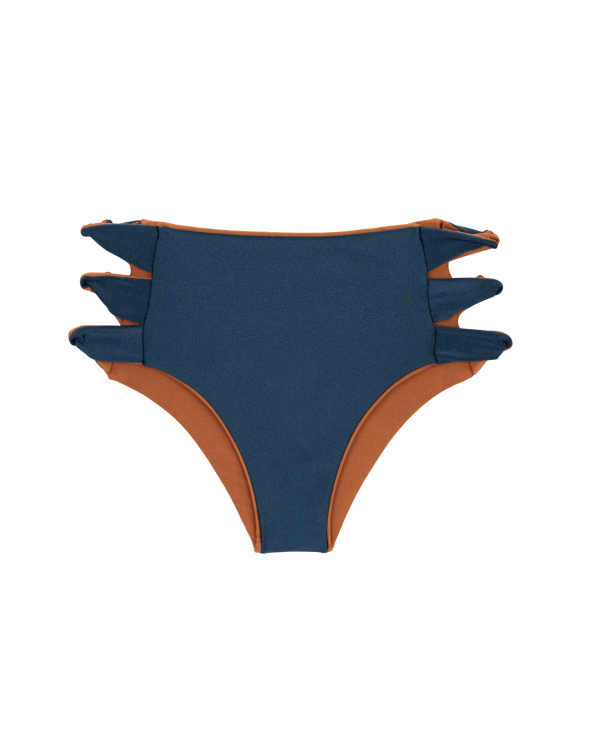 Bottom Nocciola High-Waist-Spin