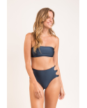 Bottom Nocciola High-Waist-Spin