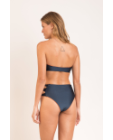 Bottom Nocciola High-Waist-Spin