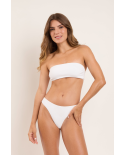 Top Sand-White Bandeau-Reto