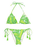 Set Green-Palms Frufru