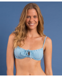 Top Dots-Sky Balconet-Tie