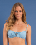 Top Dots-Sky Balconet-Tie