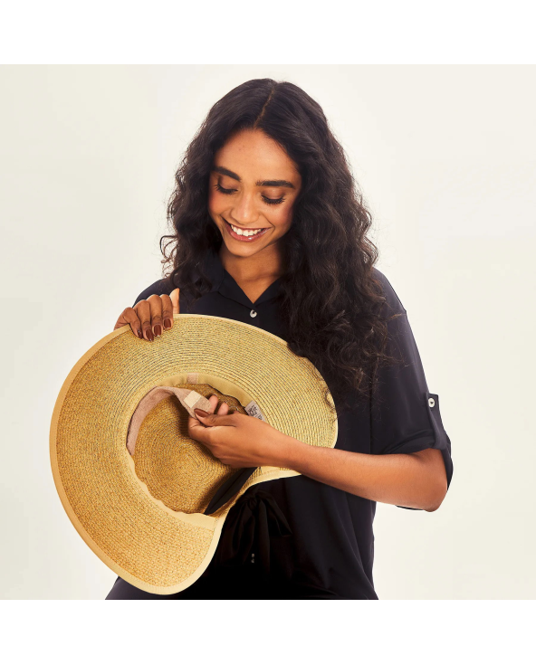 Hat Santorini Imp Fem Wheat Upf50+