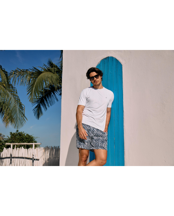 Shorts Acqua Boxer Tie Dye Blue Upf50+