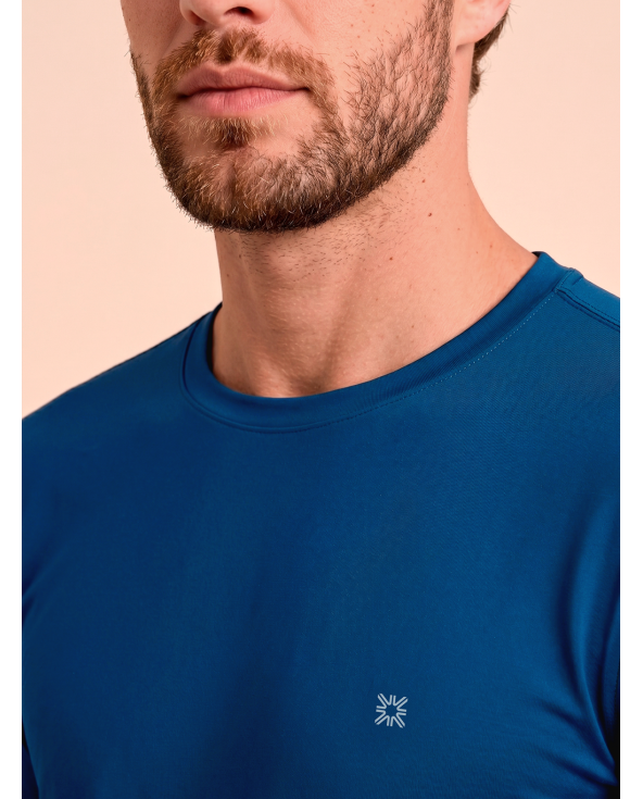 Longsleeve Uvpro Masc Cobalt Upf50+