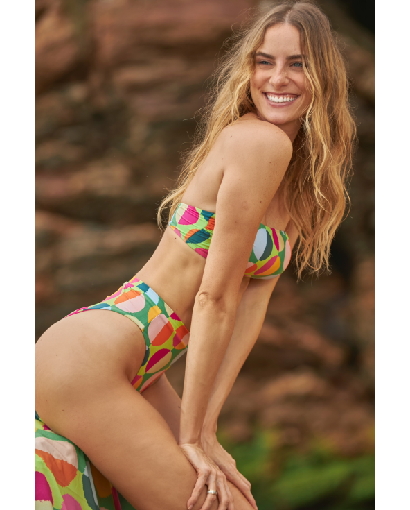Set Garden-City Bandeau-Reto Hotpant-Cos