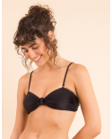 Top Shimmer-Black Bandeau-Joy