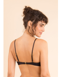 Top Shimmer-Black Bandeau-Joy