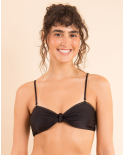 Top Shimmer-Black Bandeau-Joy
