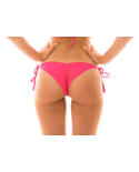 Triangle Bikini Bottom With Wavy Edges - Fuchsia - Bottom Olinda Eva