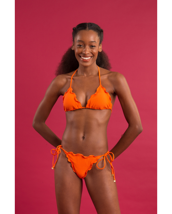 Bottom Dots-Orange Frufru