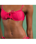 Top Dots-Virtual-Pink Balconet-Tie