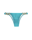 Blue Swimsuit Tanga With Rings - Tahiti Trio