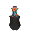 Gola Ziper Localizado Brinco Preto