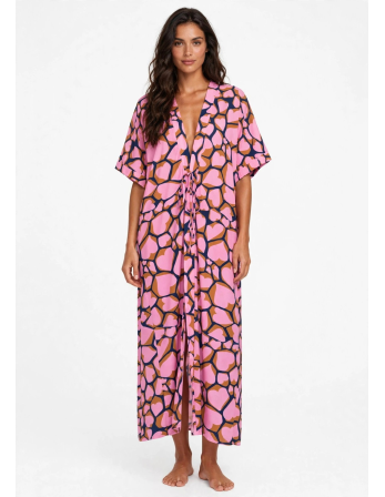 Amore-Pink Long Dress