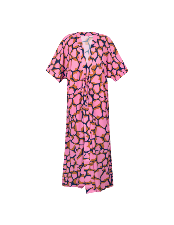 Amore-Pink Long Dress 2